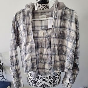 Brand new hooded flannel